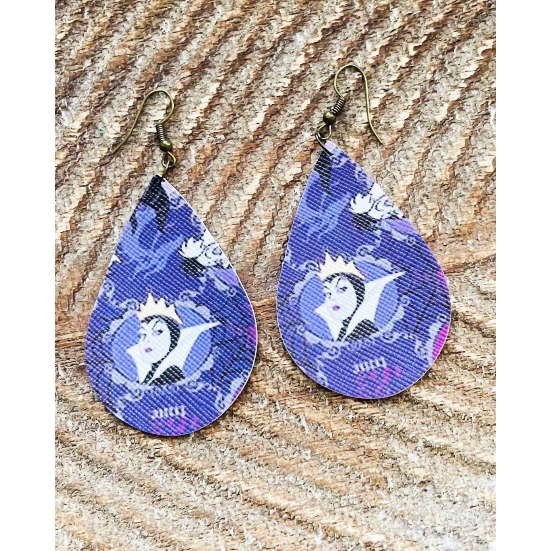 New White Label Women's Teardrop Earrings In Blue